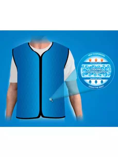 Chladící vesta Aqua CoolKeeper dámská a dětská Pacific Blue